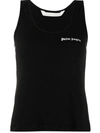 PALM ANGELS LOGO-PRINT TANK TOP