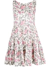 SEMICOUTURE TIERED FLORAL-PRINT DRESS