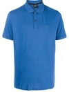Hugo Boss Boss Pallas Cotton Polo In Blue