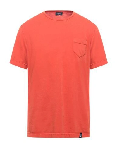 Drumohr T-shirts In Orange