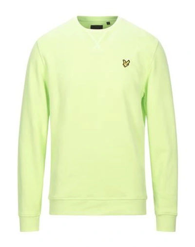 Lyle & Scott Sweatshirts In Acid Green