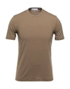 Cruciani T-shirts In Camel