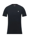 Ea7 Logo-patch T-shirt In Blue