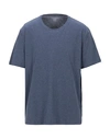 Majestic T-shirts In Slate Blue