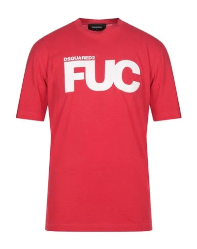 Dsquared2 T-shirts In Red