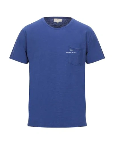 +351 T-shirts In Bright Blue