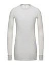 Rick Owens T-shirts In Ivory