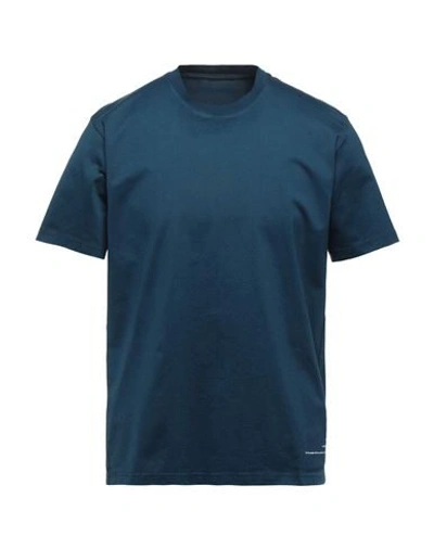 Attachment T-shirt In Green Cotton In Deep Jade