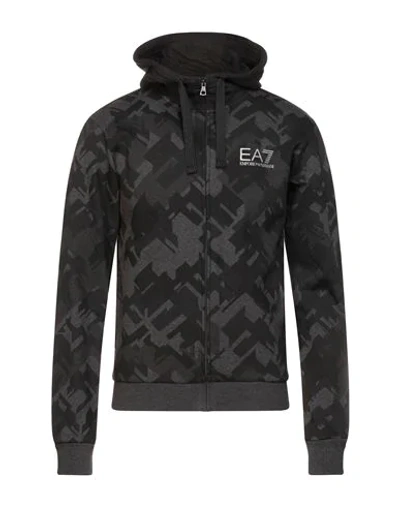 Ea7 Sweatshirts In Black