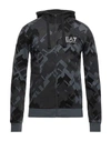 Ea7 Sweatshirts In Slate Blue