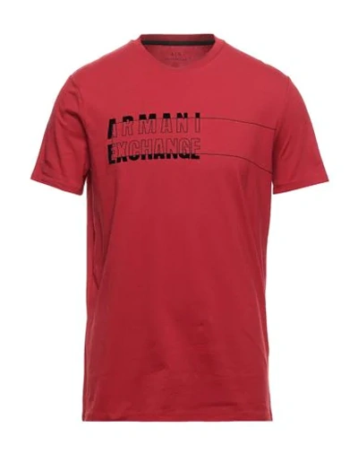 Armani Exchange T-shirts In Red