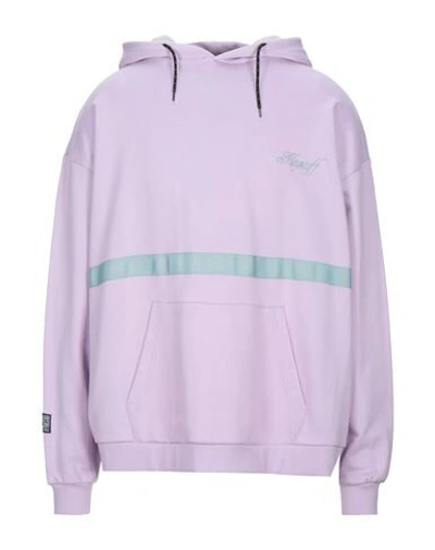 Flagstuff Reflective-trimmed Panelled Loopback Cotton-jersey Hoodie In Purple
