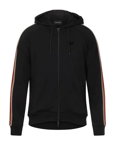 Emporio Armani Sweatshirts In Black