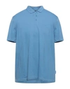 Armani Exchange Polo Shirts In Blue