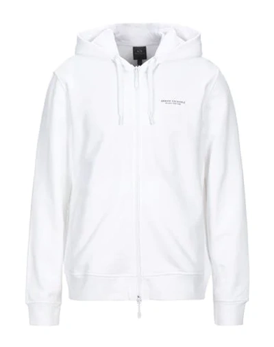 Armani Exchange Sweatshirts In White