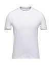 Cruciani Contrast-tip T-shirt In White
