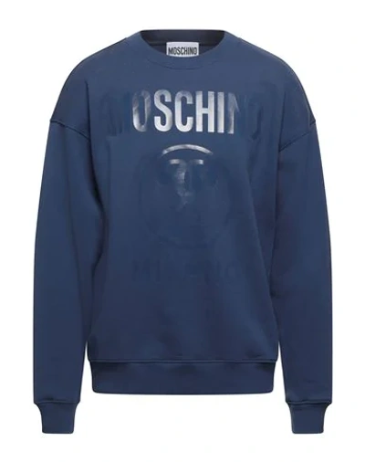 Moschino Sweatshirts In Blue