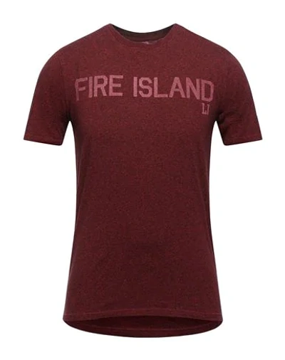 Prps T-shirts In Maroon
