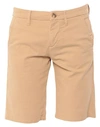 Guess Man Shorts & Bermuda Shorts Sand Size 29 Cotton, Linen, Elastane In Beige