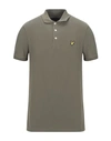 Lyle & Scott Polo Shirts In Military Green