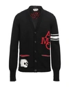 Alexander Mcqueen Cardigans In Black