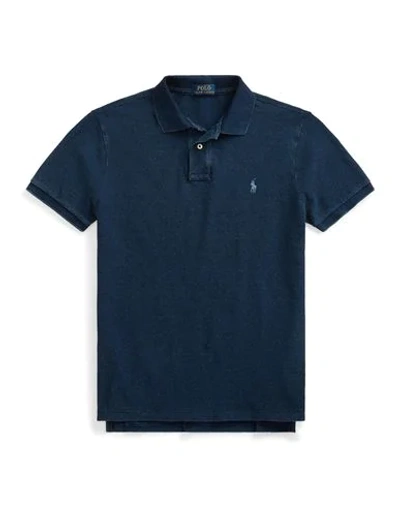 Polo Ralph Lauren Polo Shirts In Dark Blue