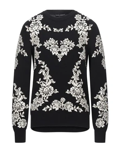 Dolce & Gabbana Sweaters In Black