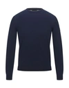 Emporio Armani Sweaters In Blue