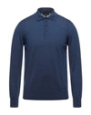 Emporio Armani Sweaters In Blue
