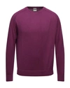 Massimo Alba Sweaters In Mauve