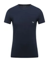Emporio Armani Undershirt In Dark Blue