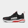 Puma Little Boys Softride Rift Slip-on Pop Running Sneakers From Finish Line In Black/red/white