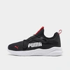 Puma Little Boys Softride Rift Slip-on Pop Running Sneakers From Finish Line In Black/red/white