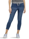 Hue Wearever U R Feel Good Sweatshirt Denim Capri Leggings In Medium Wash