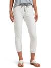 Hue Sweatshirt Denim Capris In White