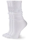 Hue Slouch Socks 3-pack In White