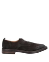 Buttero Lace-up Shoes In Dark Brown