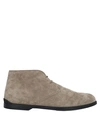 Tod's Ankle Boots In Grey