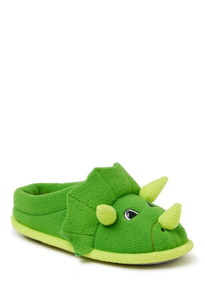 Dearfoams Kids' Peyton Animal Clog In Retro Green