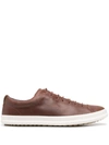Camper Chasis Leather Sneaker In Brown