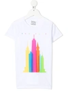 Douuod Teen Graphic-print Cotton T-shirt In White