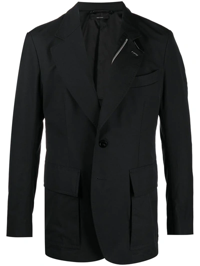 Tom Ford Single-breasted Blazer In Black