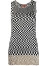 MISSONI ABSTRACT-KNIT VEST TOP