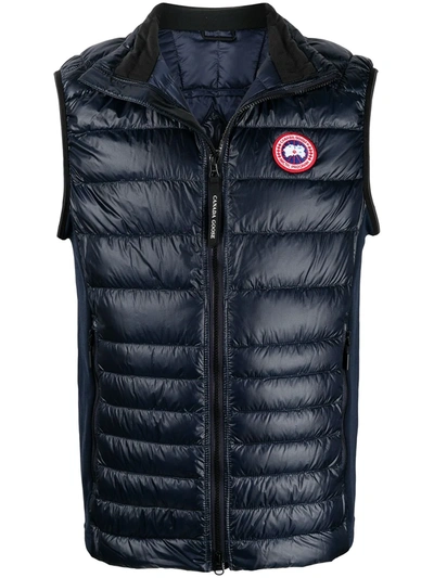 Canada Goose 'hybridge™ Lite' Slim Fit Packable Quilted 800-fill Down Vest In Atlantic Navy