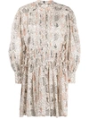 ISABEL MARANT ÉTOILE PAISLEY PRINT SHIRT DRESS