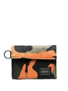 PORTER-YOSHIDA & CO CAMOUFLAGE PRINT WALLET