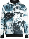 PS BY PAUL SMITH ALL-OVER PRINT HOODIE