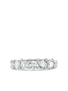 Pragnell Platinum Brilliant Cut Diamond Eternity Ring In Silver