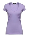 Dsquared2 T-shirts In Light Purple