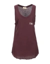 ALL THINGS FABULOUS ALL THINGS FABULOUS WOMAN TANK TOP DEEP PURPLE SIZE S COTTON, LINEN,12543450VG 4